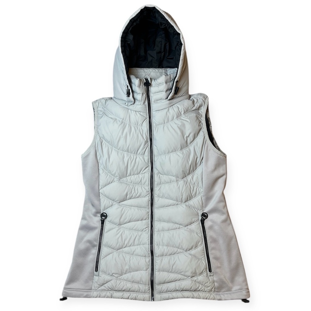 Michael Kors Men’s Gray Hooded Down Puffer Vest Size M